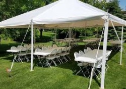 Tent Tables and Chairs